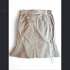 Max Studio Beige Pencil Skirt size medium